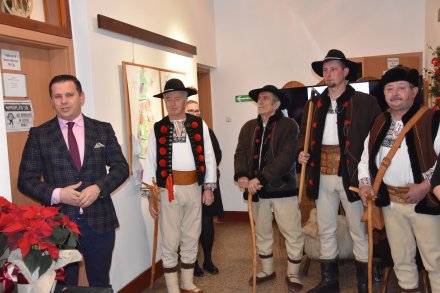 Wernisaż wystawy świątecznej